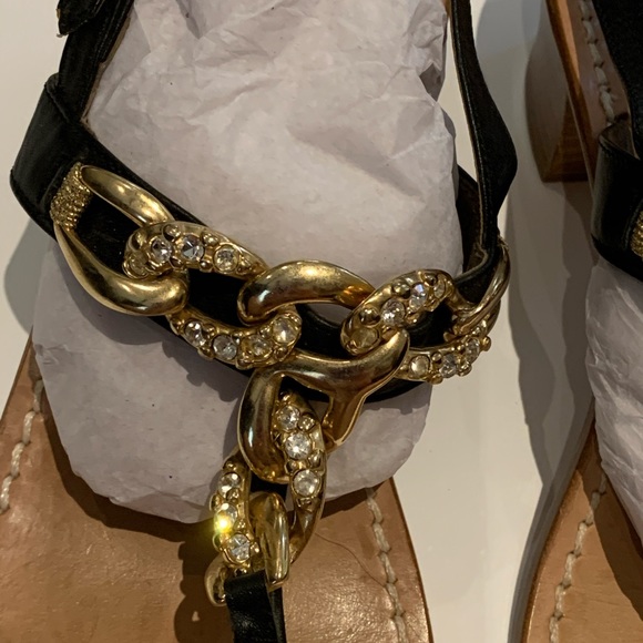 Women’s Italian leather Gabrielle Sandals -Size 40 - Picture 7 of 12